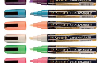 Kridtmarker_penne_6_mm_alle_farver Hvid kridt marker pen 6 mm nib