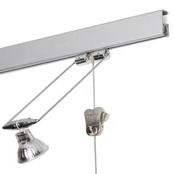 Multirail Galleriskinne 12V SØLV 200 cm
